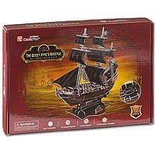 3D puzzle - Gusarski brod Queen Anne's Revenge