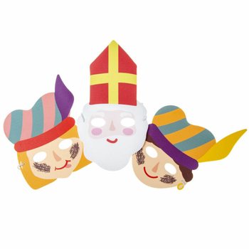 SINTERKLAAS - PJENASTE MASKE SV. NIKOLA I PIET (48 kom.)
