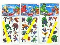 TETOVAŽE ZA STRUGANJE / NALJEPNICE MARVEL HEROES (24 kom.)