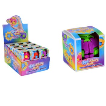 SPIN & POP FIDGET SPINNER LOPTA - SPIN SHIFT BALL - U DISPLAYU (24 kom.)