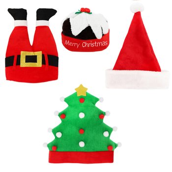MIX LUKSUZNIH SMIJE&Scaron;NIH BOŽIĆNIH KAPA - XMAS CAPS (6 kom.)