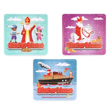 PUZZLE - SVETI NIKOLA - 13 x 12 CM. U DISPLAYU (108 kom.)