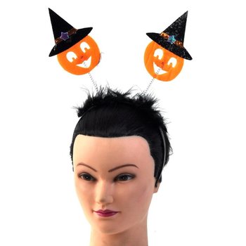 Obruč za Kosu za Halloween s Bundevama (6 kom.)