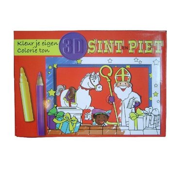Kreativni Set 3D Prozorčić Sinterklaas / Sveti Nikola (12 kom.)