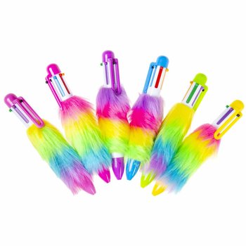 Pli&scaron;ana Fluffy Kemijska Olovka sa 6 Boja - u Stalaku (24 kom.)