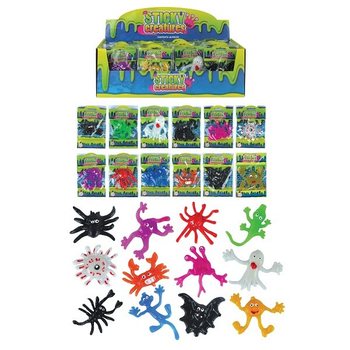 VELIKE LJEPLJIVE STRAŠNE FIGURE U DISPLAYU (48 kom.)