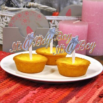 Ukrasni &Scaron;tapići za Cupcakes - It's a Boy (12 kom.)