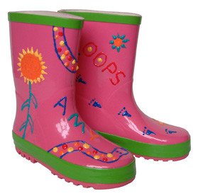 Funky Wellies - Oboji svoje gumene čizme - Ružičaste / Veličina: 28