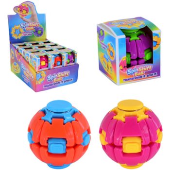 SPIN & POP FIDGET SPINNER LOPTA - SPIN SHIFT BALL - U DISPLAYU (24 kom.)