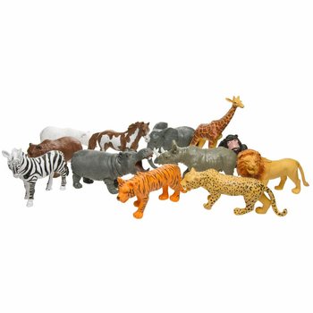 Velike Divlje Životinje - Igračke Figure u Displayu (12 kom.)
