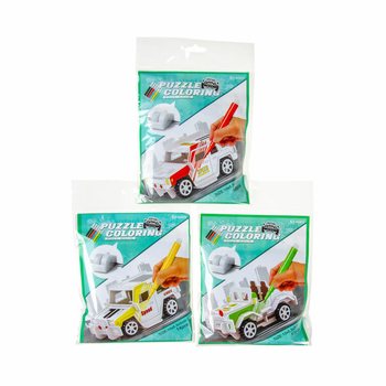 3D puzzle Sastavi i oboji vlastiti automobil (12 kom.)