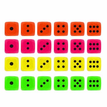 Kockice 2,5 cm u displayu - Mix boja (125 komada)