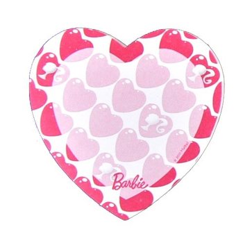 BARBIE BLOKIĆ U OBLIKU SRCA NA KARTICI (6 kom.)