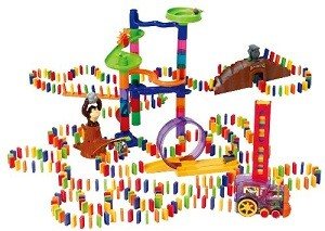 PLAYGO - Luksuzni Domino Set s Automatskim Vlakićem - 500 Komada