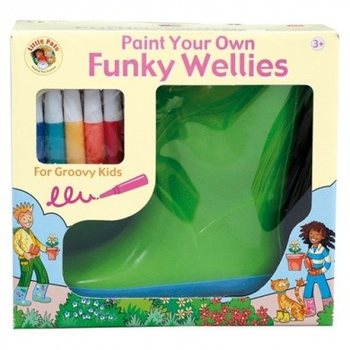 FUNKY WELLIES - OBOJI SVOJE GUMENE ČIZME - ZELENA / VELIČINA: 28