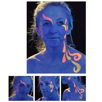 SNAZAROO - Specijalne UV Boje za Lice (6 kom.)