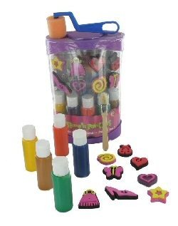 Set pečata i boja za djevojčice - Model 2