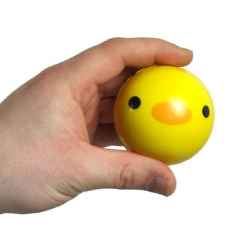 Pjenaste loptice s veselim životinjskim licima u displeju 6 cm (24 kom.)