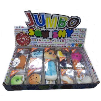 JUMBO Squishies u Displayu (12 kom.) - Mirisni Antistres
