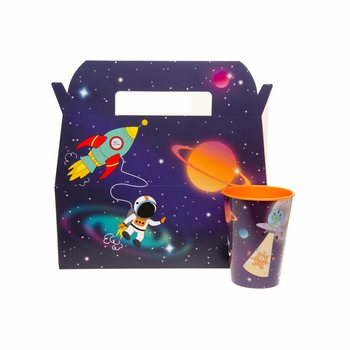 Kutije za dječji meni Svemir / Space - 22,5 x 12 x 9,5 cm (24 kom.)