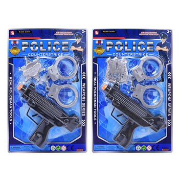 Policijski Set Igračaka sa Strojevom, Lisicama i Značkom (6 kom.)