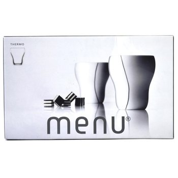 MENU - TERMO ŠALICA BLACK CONTOUR SREDNJA 320 ML, SET OD 2 KOMADA