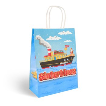 Papirnate poklon vrećice Sveti Nikola (Sinterklaas) - 16x8x22 cm (12 komada)
