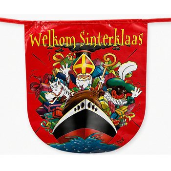 SINTERKLAAS - ZASTAVICE &bdquo;WELKOM SINTERKLAAS&rdquo; - DULJINA: 10 Metara (6 kom.)