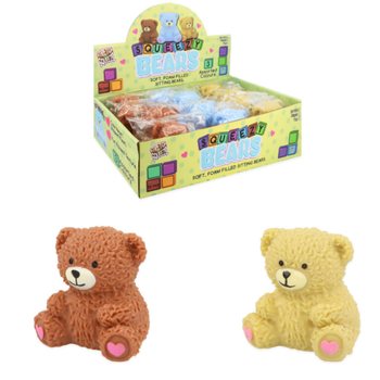 SQUUZY MEDVJEDIĆ SQUISHY - RAZNE BOJE - U DISPLAYU (12 kom.)