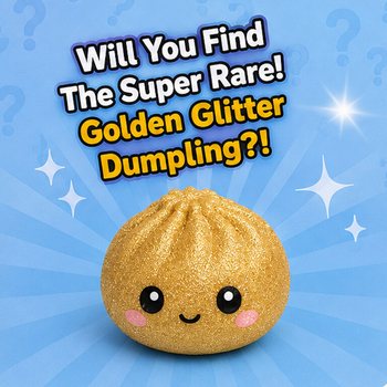 RAGE - Squishy SUGAR EDITION Okruglice Bun Dumplings VELIKI (8.5 x 8.5 x 4.8 cm) - Viral 2026 Fidget Toy (12 kom)