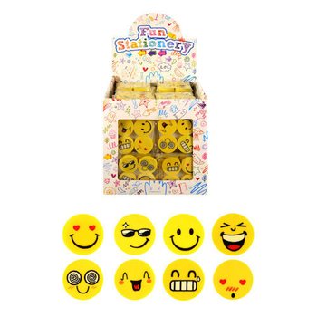 MODEL GUMICA: 4-DIJELNI SET SMILEY GUMICA U DISPLAYU (120 kom.)