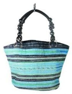 B-FAIR Torba Beads Crno/Svijetloplava (1 kom)
