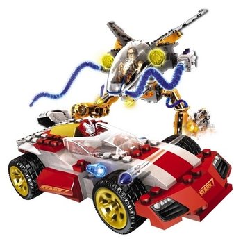MEGA BLOKS Iron Man 2 Whiplash Showdown Set za igru - 1980