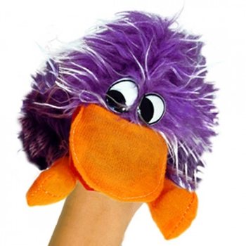PLI&Scaron;ANA RUČNA LUTKA / CRAZY BIRD (12 kom.)