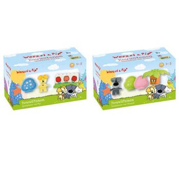Woezel & Pip Kocke za Građenje - Zabavna Igra s Woezelom (12 kom.)