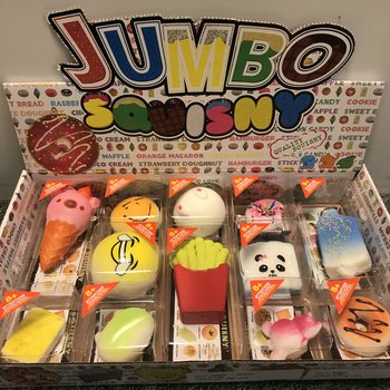 JUMBO Squishies u Displayu (12 kom.) - Mirisni Antistres