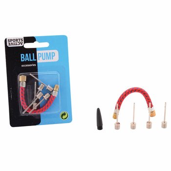 SPORTS ACTIVE - 7-DIJELNI SET PRIBORA ZA PUMPU ZA LOPTE