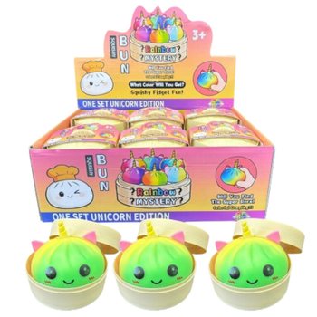 RAGE - Squishy Bun Dumplings VELIKI - UNICORN IZDANJE (8,5 x 8,5 x 7,5 cm) (12 kom.)