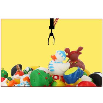 Mix Božićne Patkice 6cm (12 komada) - Blagdanski Poklončići