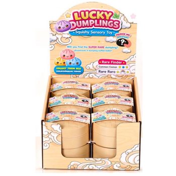 RAGE - LUCKY DUMPLINGS - Squishy Bun Dumplings VELIKI Dim. 8.5 x 8.5 x 4.8 Cm - U DISPLAYU (12 kom.)