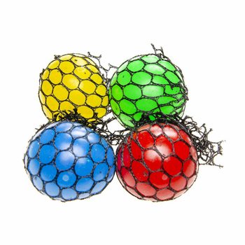 SQUISHY LOPTICA - Promjer: 5 CM - MIKS ŽARKIH BOJA U ZASLONU (24 kom.)