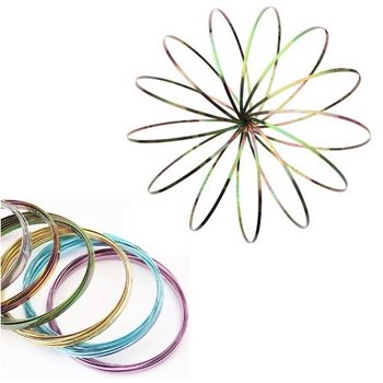 Magični Prstenovi / Flow Rings - Kinetički 3D Magični Prsten - MULTICOLOR | NA KARTICI (12 kom.)