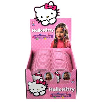 HELLO KITTY SMIJE&Scaron;NE KOPČE ZA KOSU U STALKU (35 kom.)