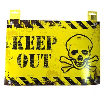 DEKORATIVNA PLOČA ZA VRATA - "DANGER" / "KEEP OUT" (12 kom.)