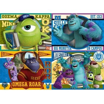 PUZZLE DISNEY PIXAR ČUDOVI&Scaron;TA IZ SVEUČILI&Scaron;TA 4-U-1 (6 kom.)