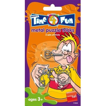 SMIFFY'S 3 metalne zagonetke na kartici (24 kom.)