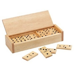 DRVENI DOMINO SET