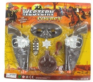 Western Cowboy set za igru (6 kom.)