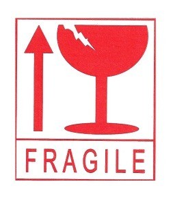 FRAGILE Naljepnica / Lomljivo (45 listova)