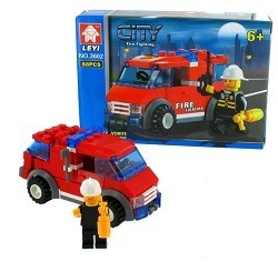 KOCKE ZA GRAĐENJE VATROGASCI BRICKS (6 kom.)